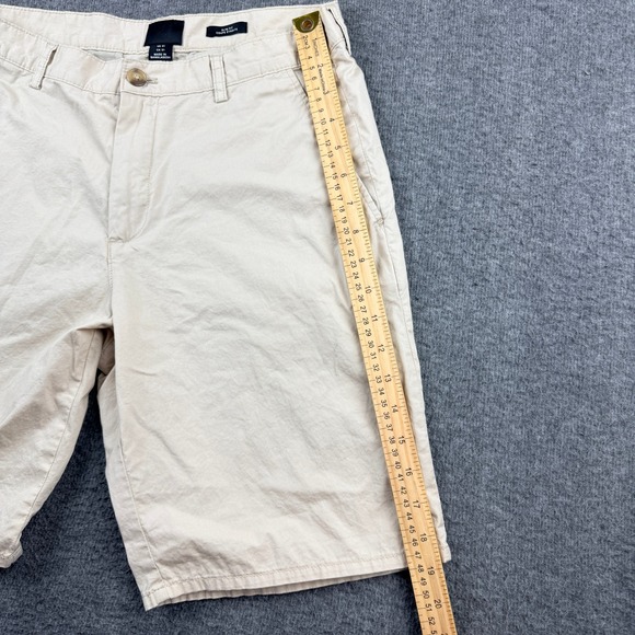 H&M Slim Fit Chino Shorts Men's 31 Beige Tan Cotton Casual Summer 0857448 - Picture 8 of 12